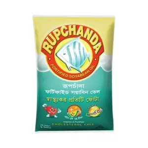 Rupchanda Fortified Soyabean Oil (Poly) – 1 Liter Pack