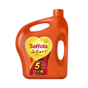 Saffola Active Plus Edible Oil – 5 Liter Pack